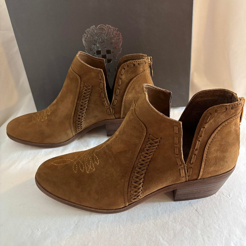Vince Camuto Presita Suede Leather Ankle Boots